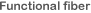 Functional fiber