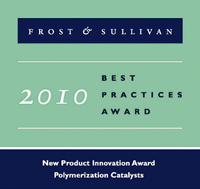 Frost & Sullivan社 2010年度 Best Practices Award