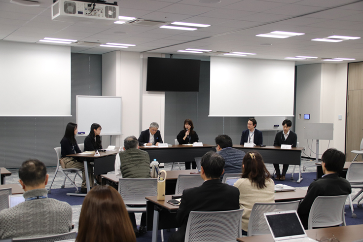 サステナビリティの取り組みをテーマとした対談の様子