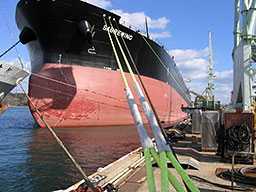 「ダイニーマ®」は、釣り糸、船舶係留ロープ、安全手袋、ネット、特殊産業資材等の用途で幅広く採用されています。