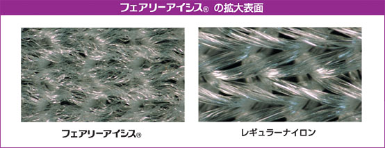 フェアリーアイシス&reg;の拡大表面