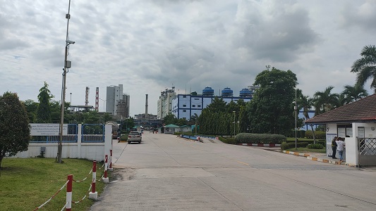 エアバッグ原糸生産工場建設地のIPIラヨーン工場