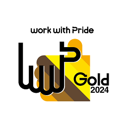PRIDE指標2024「ゴールド」のロゴ